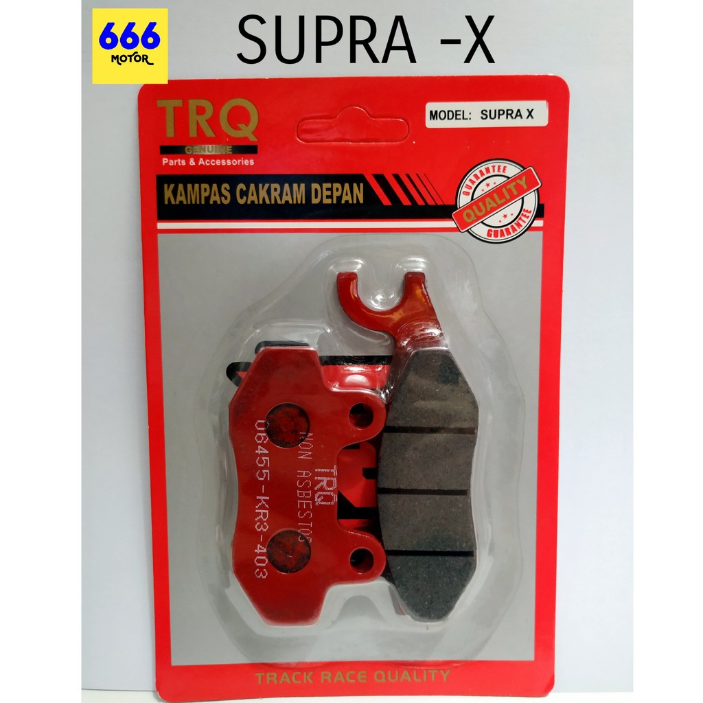 666MOTOR DISCPAD SUPRA X (DEPAN)