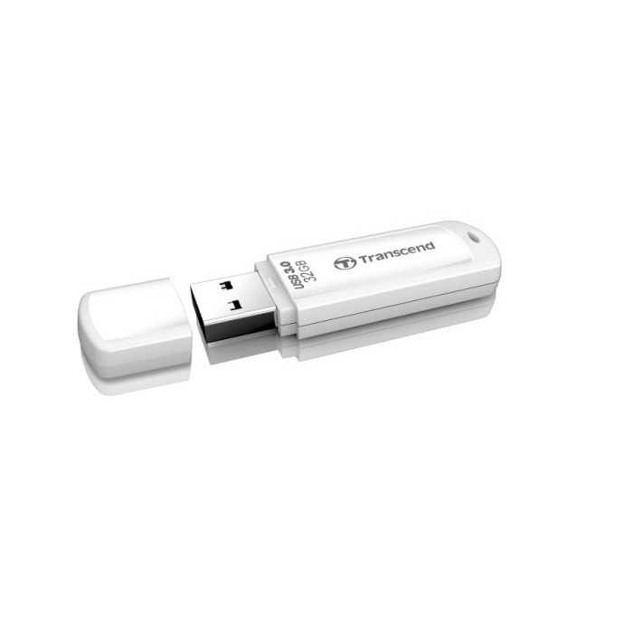 TRANSCEND Flashdisk JetFlash 730 32 GB USB 3.0 - White