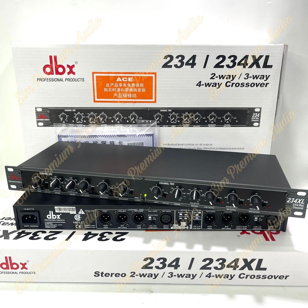 Crossover DBX 234XL 2way / 3way / 4way Crossover dbx234 xl