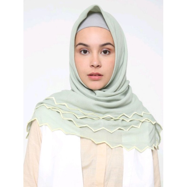 Prism Scarf Mint Green Rumah Ayu x Jeffry Tan