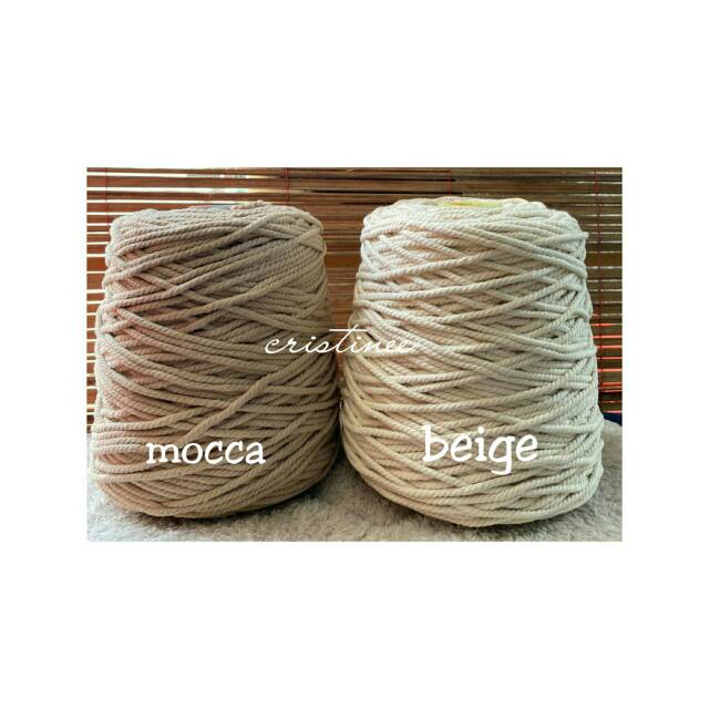 1kg Tali katun macrame 4mm Part 1