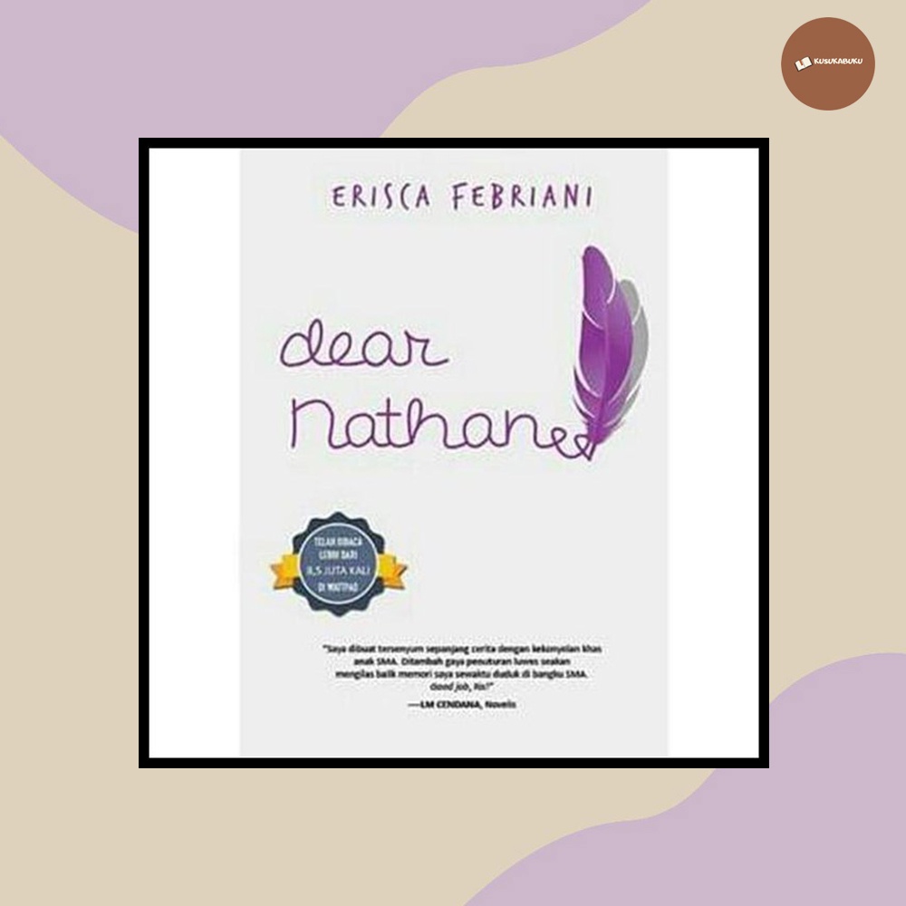 Buku Novel Dear Nathan