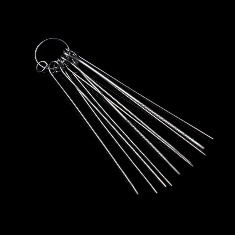 Zzz 10pcs / Set Jarum Stainless Steel 0.7-1.3mm Untuk Solder / Las