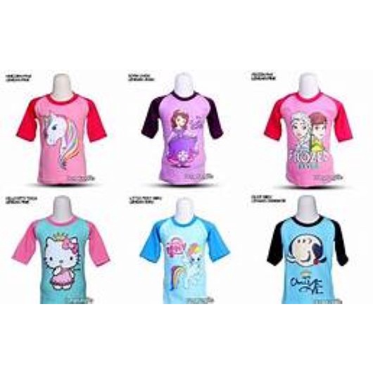 KAOS ANAK PEREMPUAN SPONGEBOB UMUR 1-2-3-4-5-6-7-8-9-10-11-12 // ATASAN BAJU ANAK PEREMPUAN // GROSIR BAJU KAOS ANAK