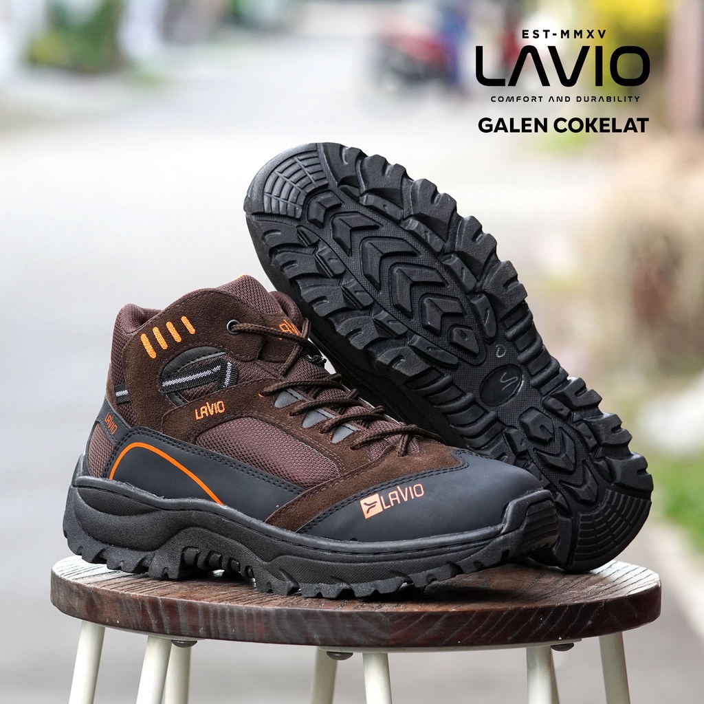 sepatu safety BOOTS BIG SIZE JUMBO Lavio Galen terlaris original Pria