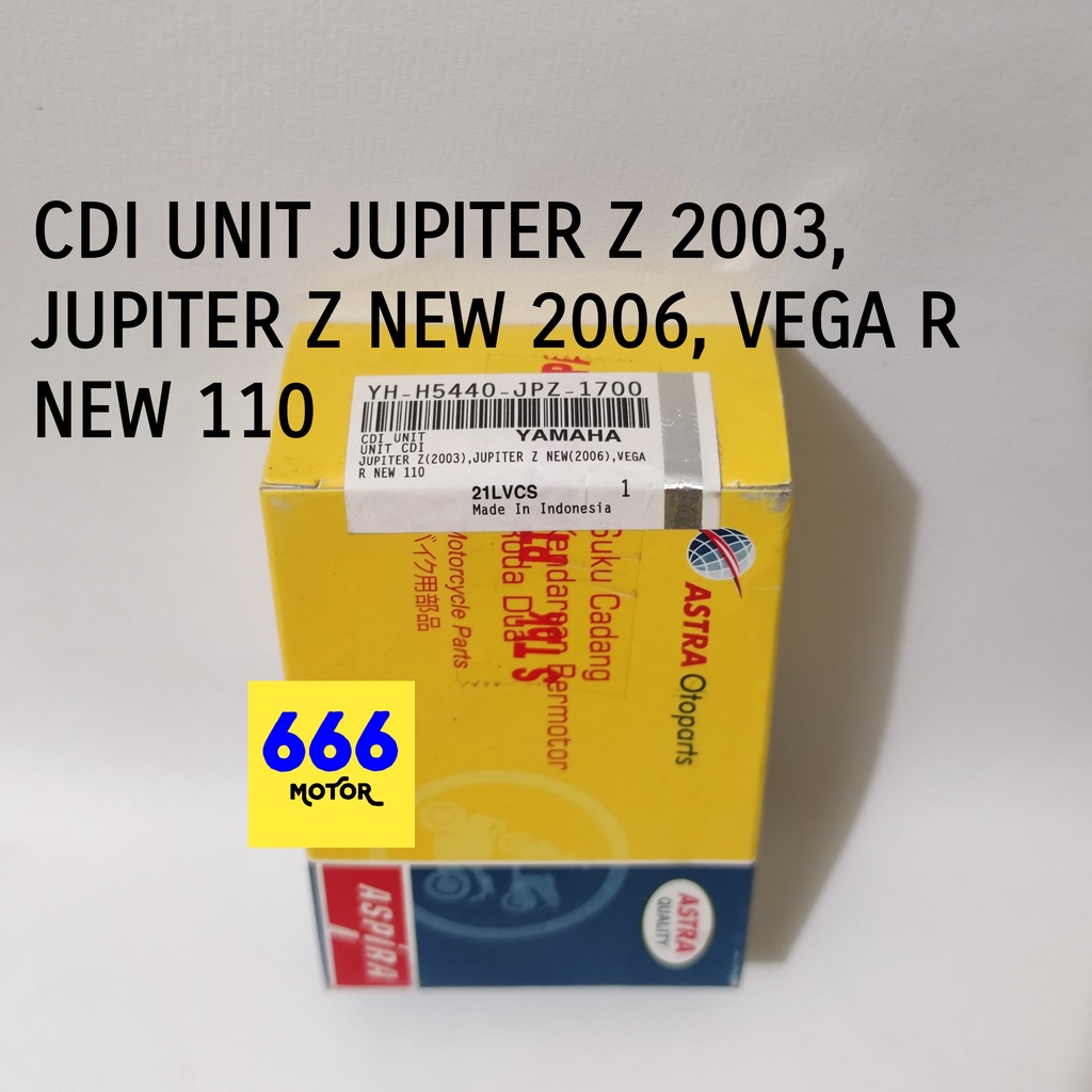 CDI UNIT JUPITER-Z (2003) JUPITER Z NEW (2006) VEGA R NEW 110 (YH-H5440-JPZ-1700) ASPIRA