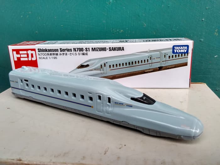 Shinkansen series N700-S1 tomica long No 128 Diecast kereta cocok untuk koleksi/hadiah