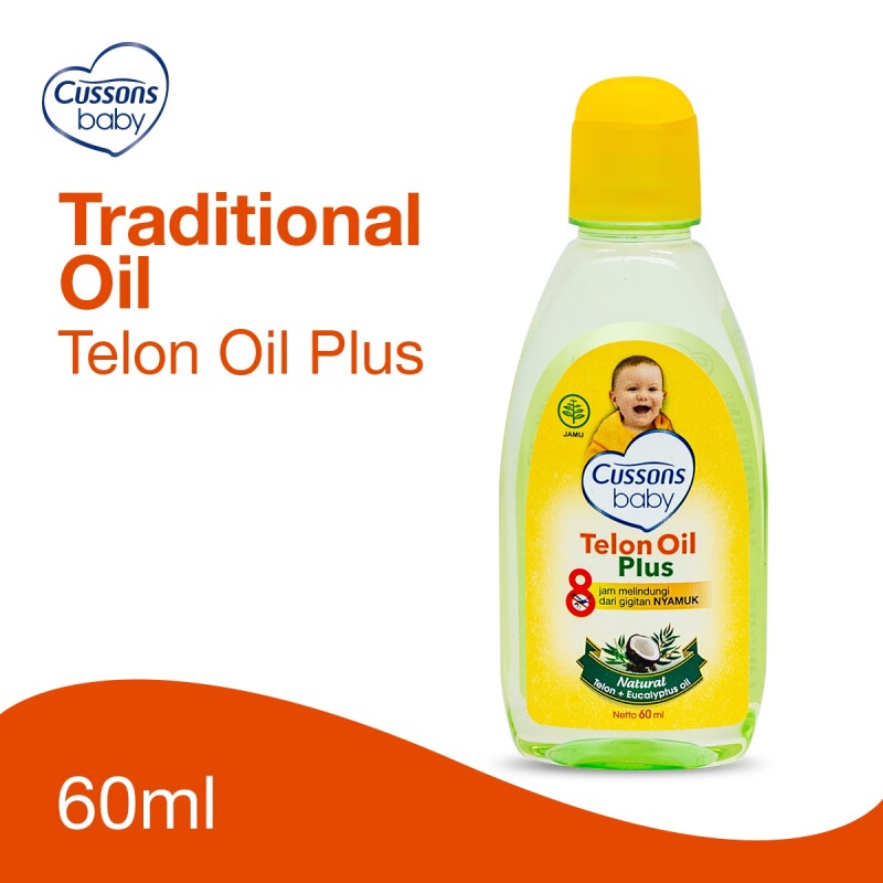 CUSSONS BABY TELON OIL PLUS 60 ML / MINYAK TELON BAYI 60 ML