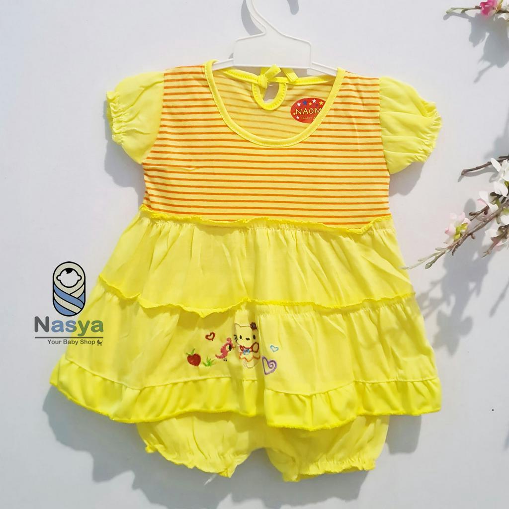 [N-095] NEW !! Baju Anak Perempuan Lucu dan Murah motif bear (3-6 bulan)