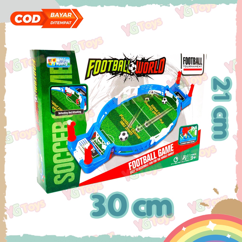 YGtoys Mainan Anak Football Game World Permainan Sepak Bola Soccer Mainan Football Table Edukasi Family Board Game Keluarga Seru