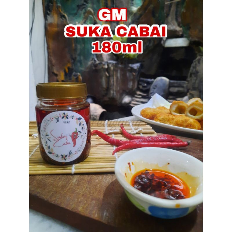 

GM Suka Cabai Sambal Szechuan Minyak Cabai Cabe Chili Oil Homemade HALAL
