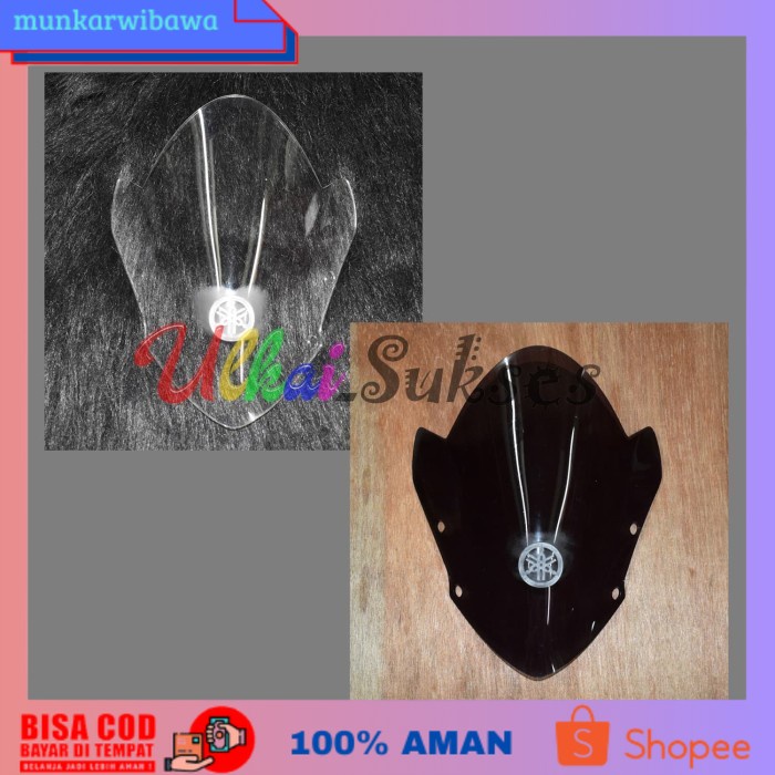 (BISA COD) Variasi Aksesoris Visor Motor - Kaca Visor Vixion Old / Lama - Bening