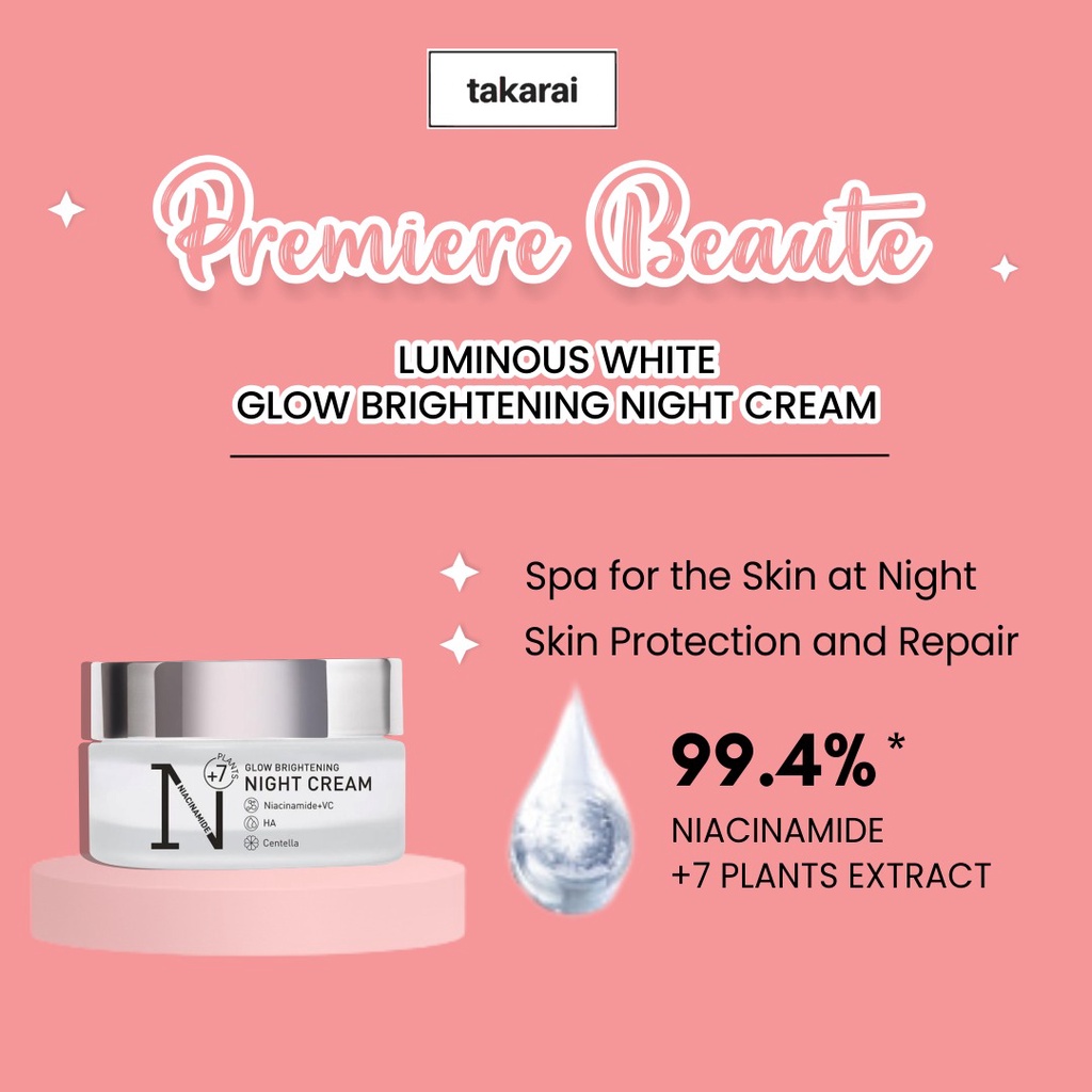 [ORI] Premiere Beaute Paket 3in1 Treatment Perawatan Wajah Toner + Serum + Night Cream Skincare Series - BPOM
