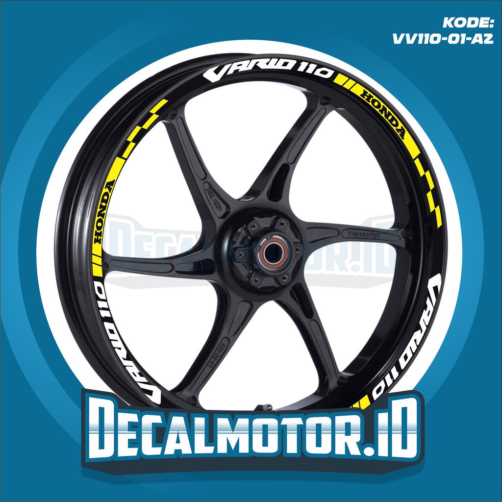 Sticker Cutting Velg Vario 110 - Sticker Velg Vario 110 - Stiker Velk Vario 110
