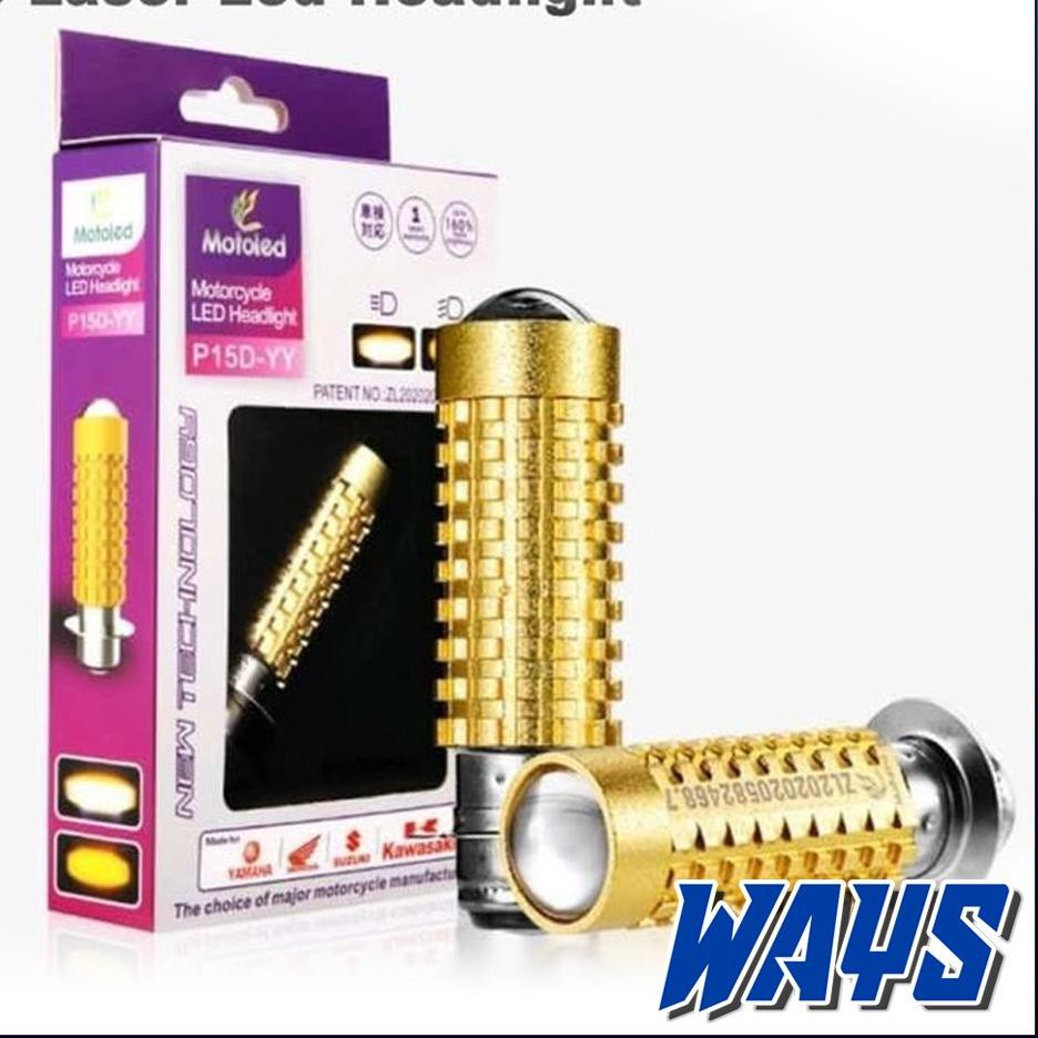 [L206] Supersonic Lampu Depan  LED H6 AC DC Variasi Motor Vario Beat Mio Fino Supra 125  