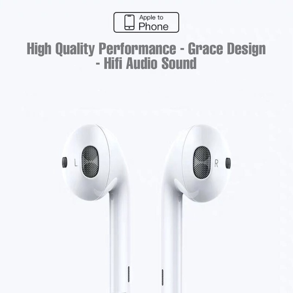 Headset Earphone IOS Cabutan Original Xtra Bass