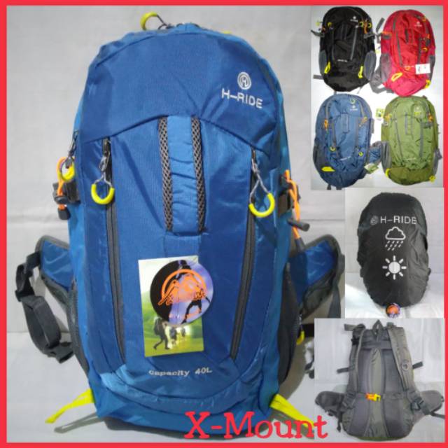 Tas Ransel Gunung H Ride 40L import Daypack Laptop