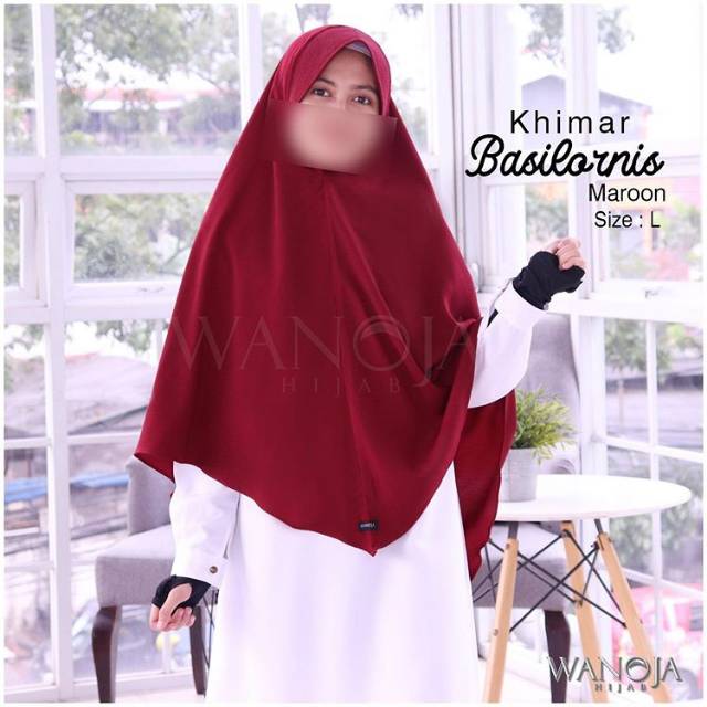 JILBAB KHIMAR WANOJA BASILORNIS KHIMAR CANTIK MODERN