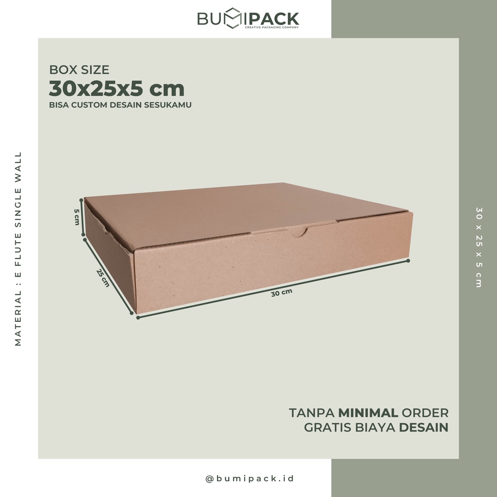 

Kardus packing box hampers kardus hampers dus packing box packing box packaging - Box 30x25x5 cm