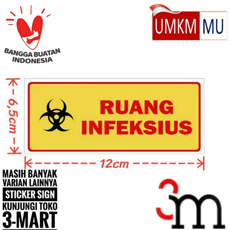 Jual Sticker Sign Ruang Infeksius Shopee Indonesia