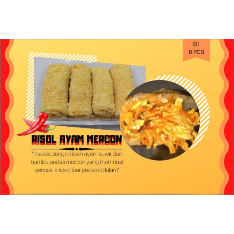 

Risol Ayam Mercon