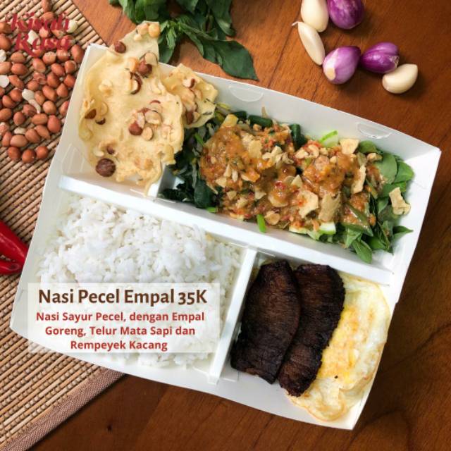 

Nasi Pecel Empal (5 box)