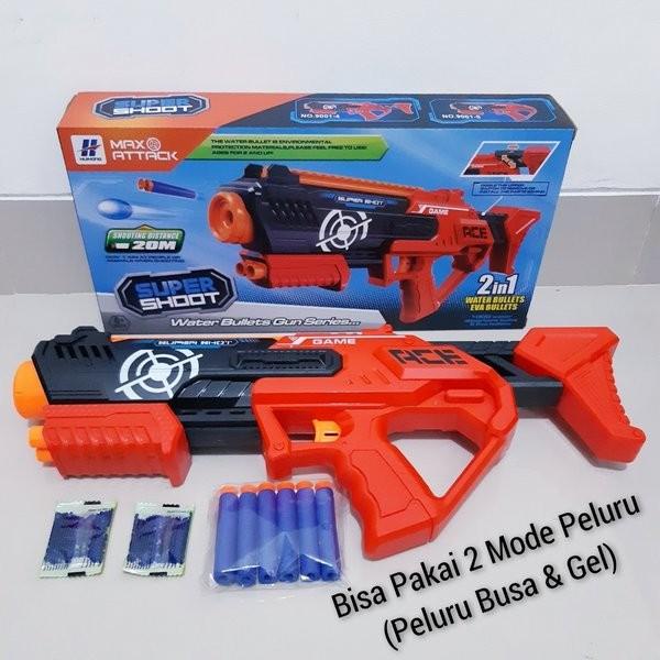 Ready Mainan Tembakan Peluru Water Gel Dan Busa Pistol Senapan Nerf Terbaru Berkualitas Terbaik