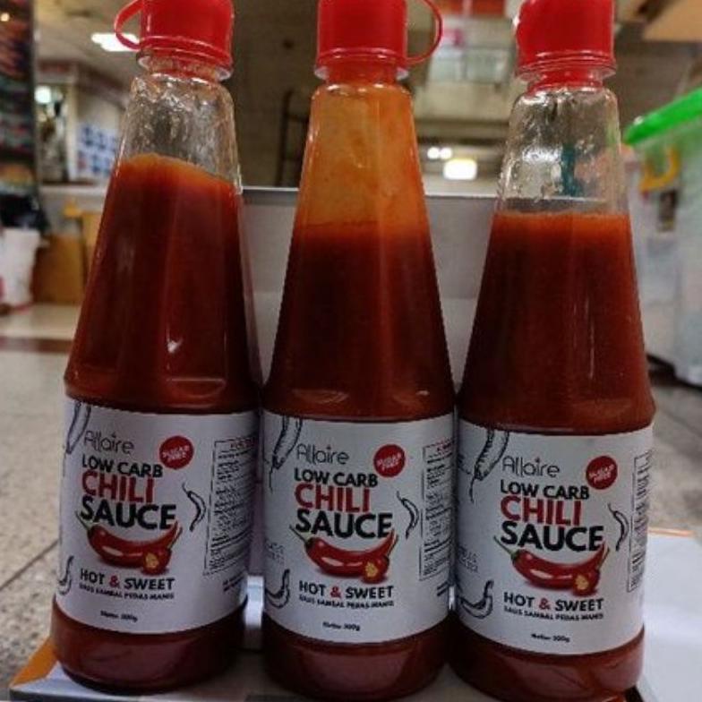 

(PROMO VJJ98) Keto Chili Sauce Hot & Sweet 300gr Sugar Free ❅