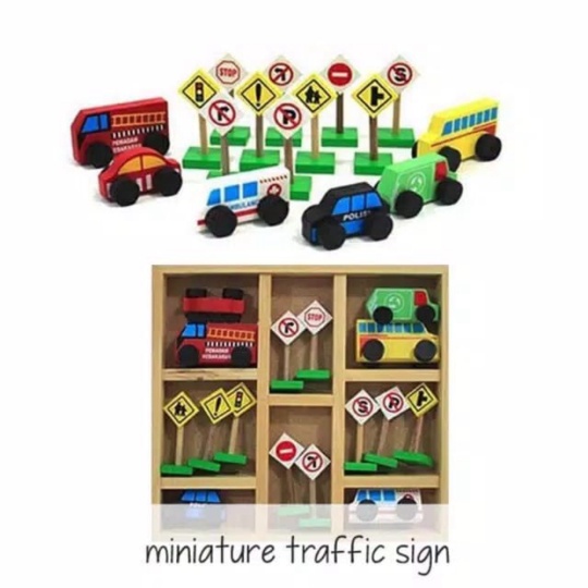 

Promo Anak Lintas/MINIATURE TRAFFIC Rambu Lalu Edukasi Miniatur SIGN Mainan Diskon