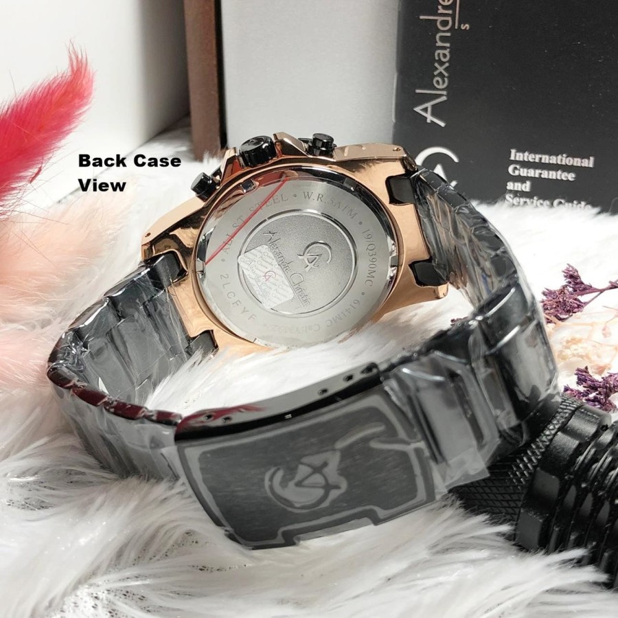 ORIGINAL Jam Tangan Pria Alexandre Christie AC 6141 / AC6141 / 6141 Garansi Resmi 1 Tahun, Stainless