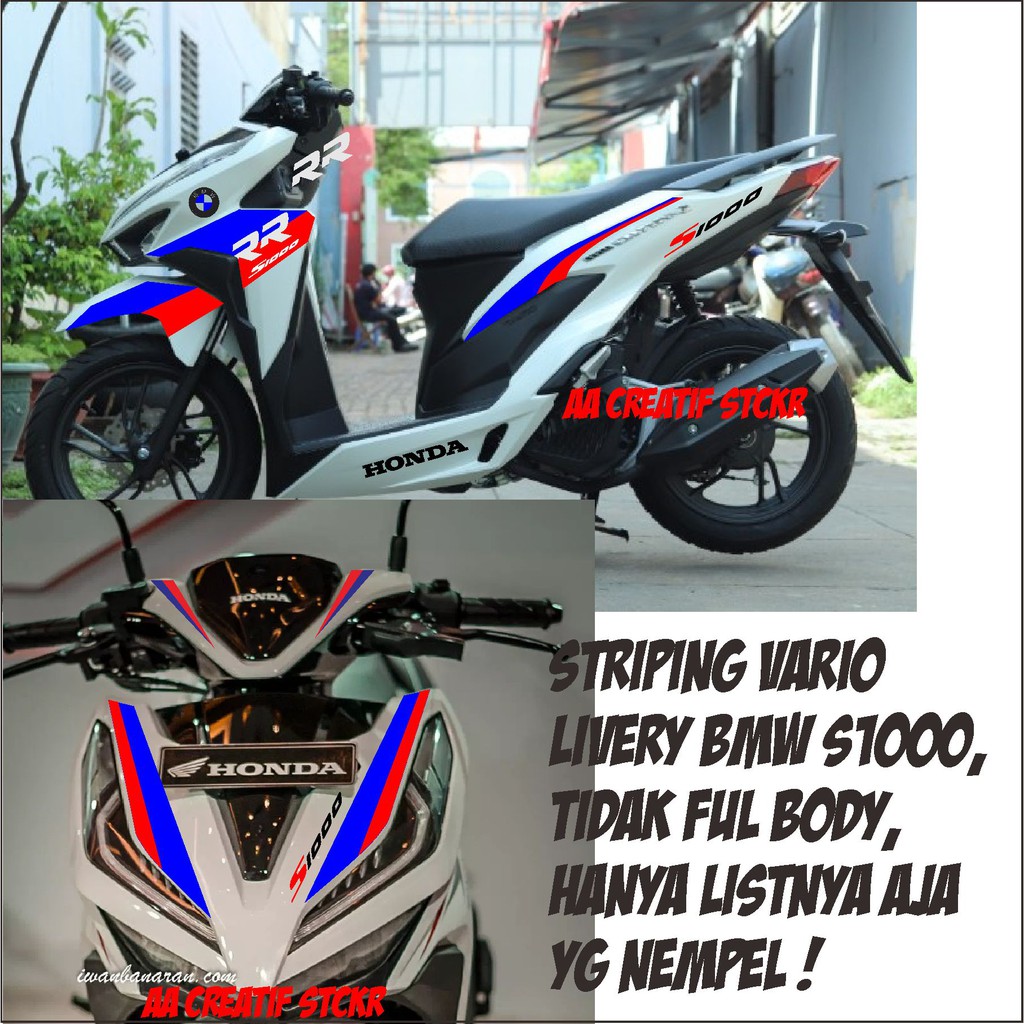 striping vario livery bmw s1000 RR