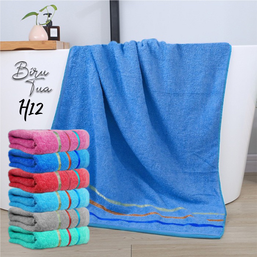 Anduk Mandi Dewasa Ukuran 70x 40cm Hnduk Jumbo bHan Tebal Premium H 2 N1L5 Termurah Wearable Premium