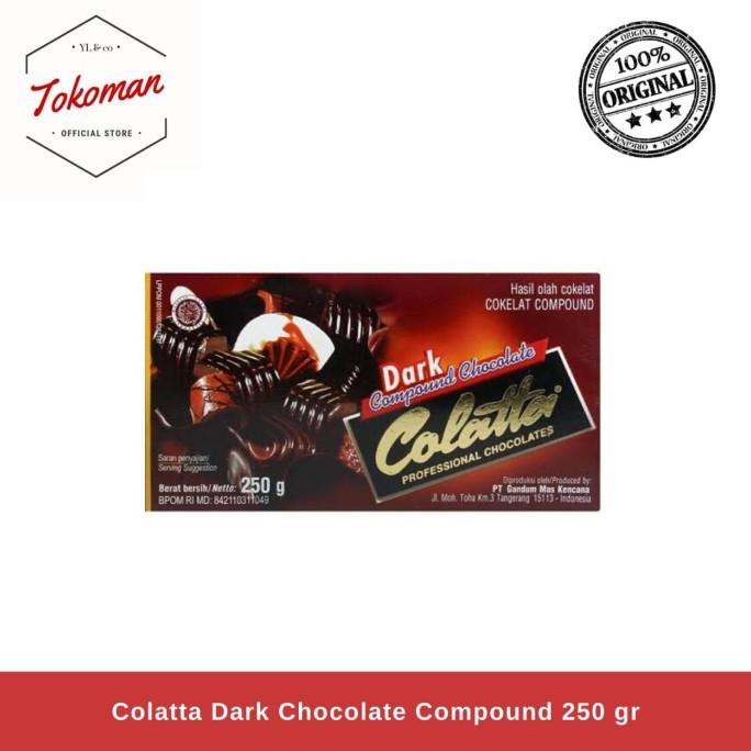 

Colatta Dark Chocolate 250 gr / Coklat Compound