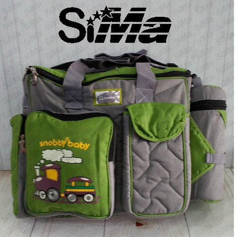 Tas Bayi Besar Snobby Double Saku Tbsd Amazing Gray TPT7904 TPT 7904