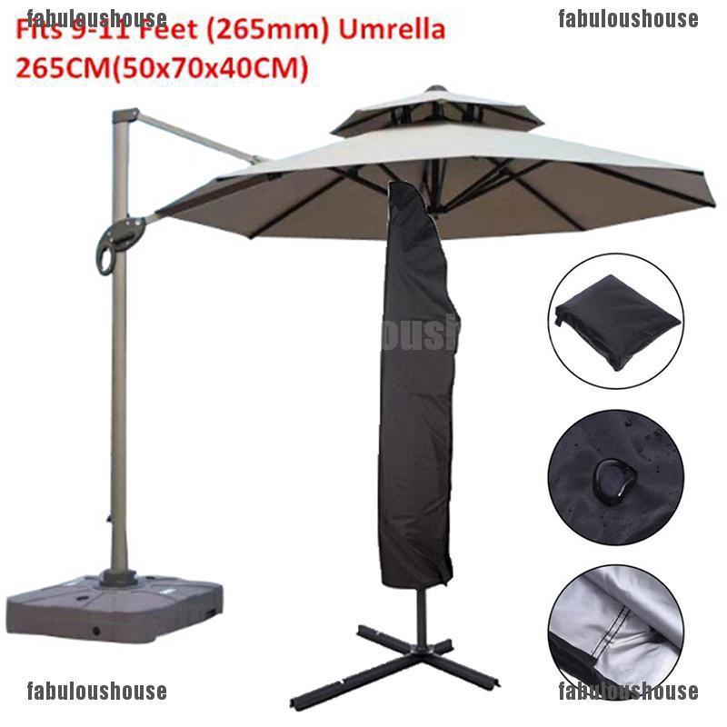 Adore Qualified Parasol Banana Umbrella Cover Outdoor Garden Patio Shield Waterproof Grand Shopee Indonesia