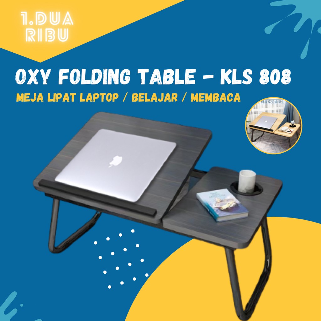 Meja Lipat Laptop / Meja Belajar Membaca / Oxy Folding Table [KLS-808]
