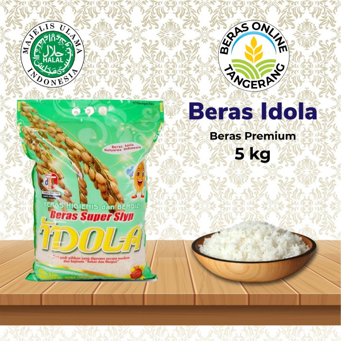 

978Eq010W Beras Premium Idola 5Kg WQ2