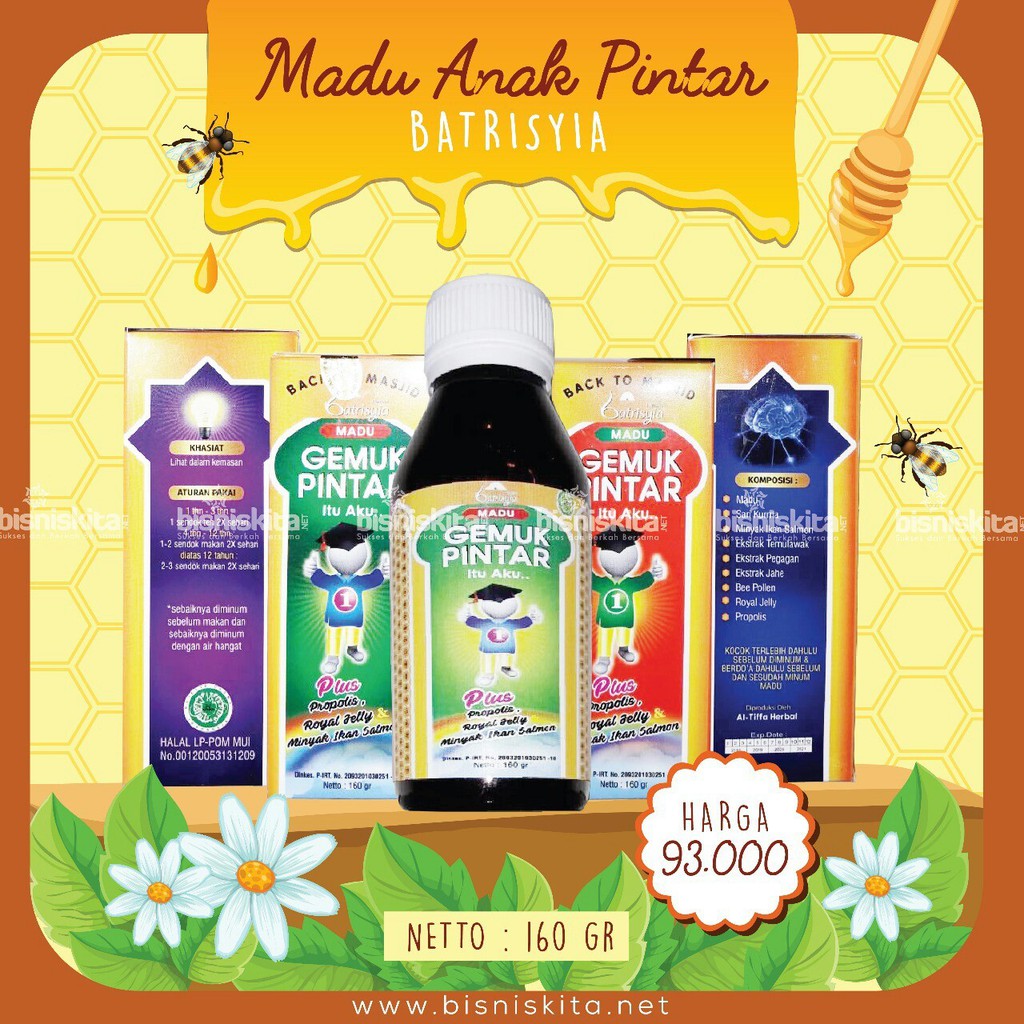 

MADU ANAK GEMUK PINTAR by Batrisyia Herbal