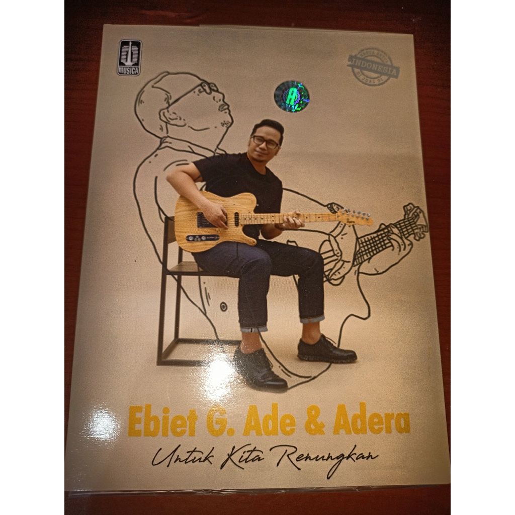 VCD ORIGINAL EBIET G.ADE ft.ADERA " UNTUK KITA RENUNGKAN " Prod.musica studios