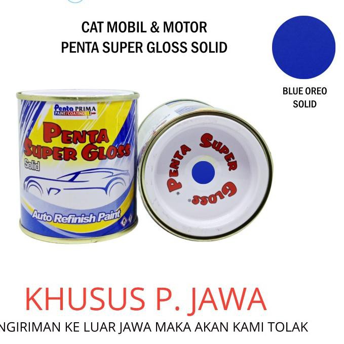 HOT SALE CAT PENTA BLUE OREO 5220 200cc - penta super gloss blue - cat penta biru oreo - cat mobil b