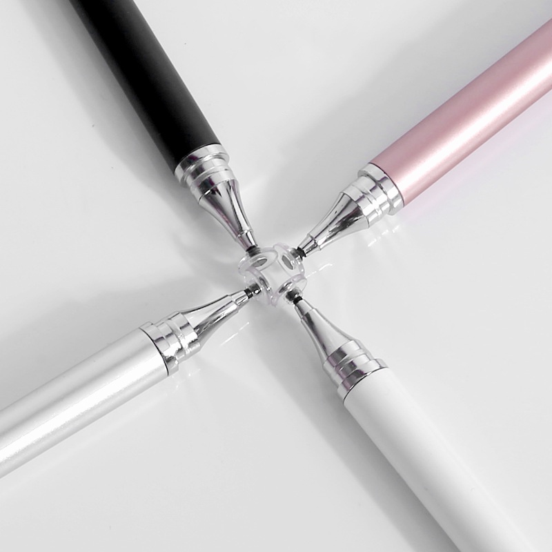 Stylus Pen 2in1 Universal Microfiber Head Touch Drawing Pen