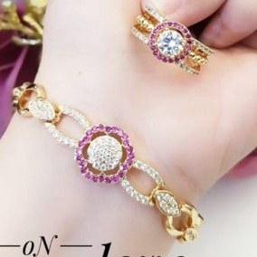 Xuping Set Gelang dan Cincin Wanita 8753L