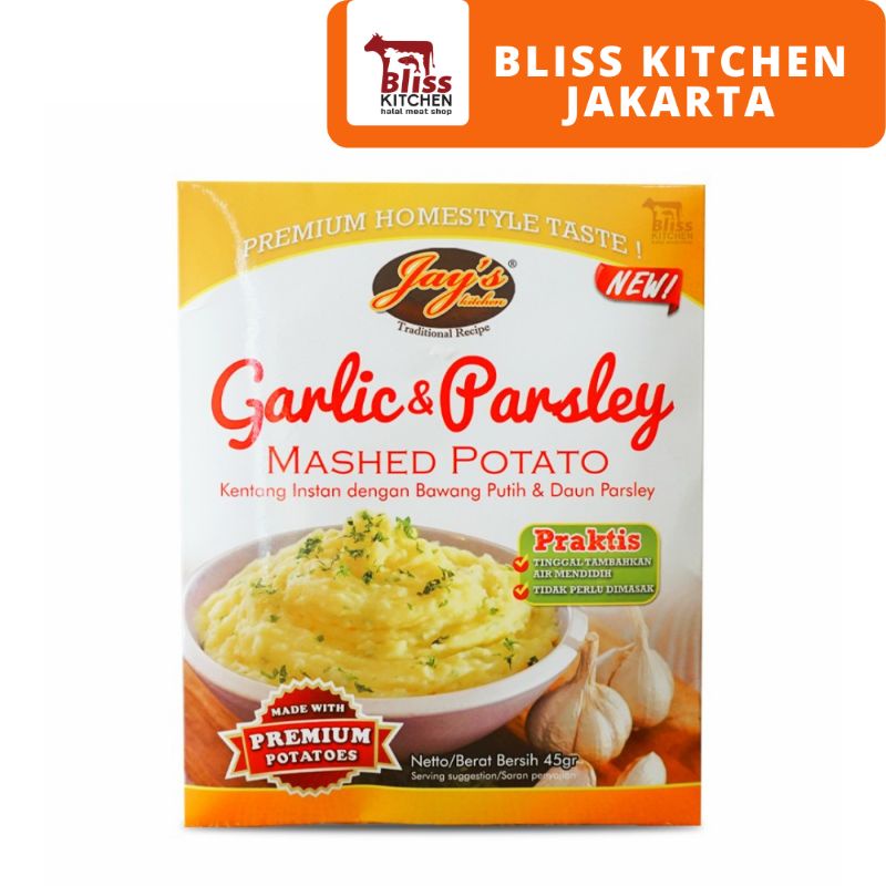 

Mashed Potato Garlic & Parsley / Kentang Tumbuk Bawang Putih & Parsley