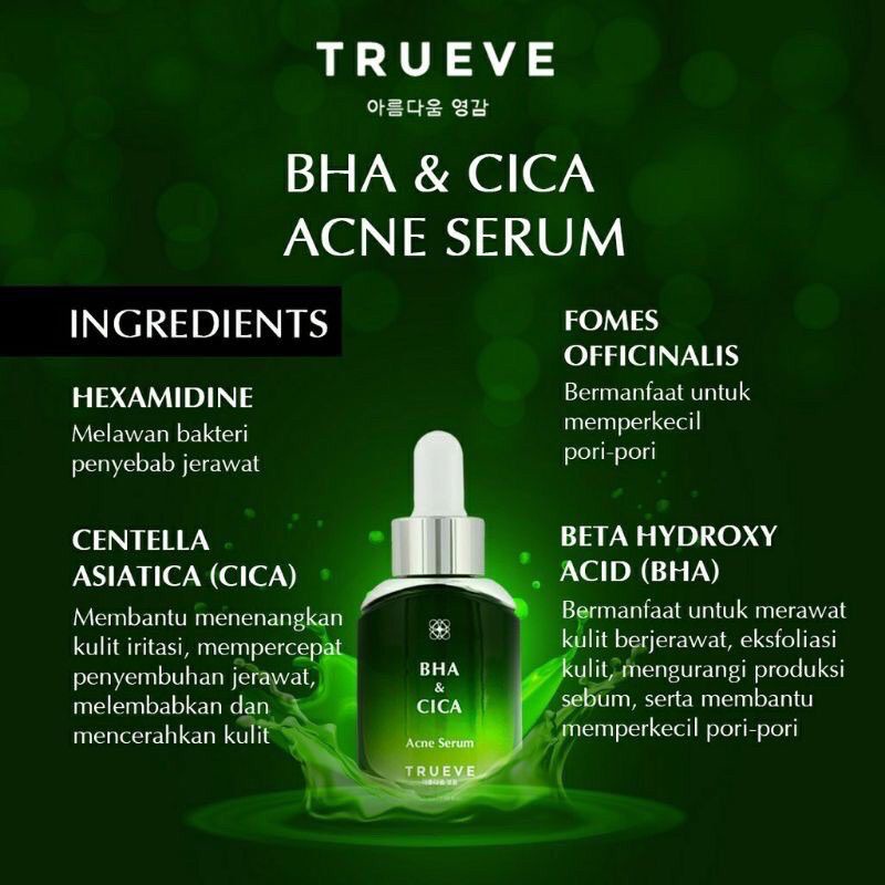 TRUEVE BHA & CICA ACNE SERUM