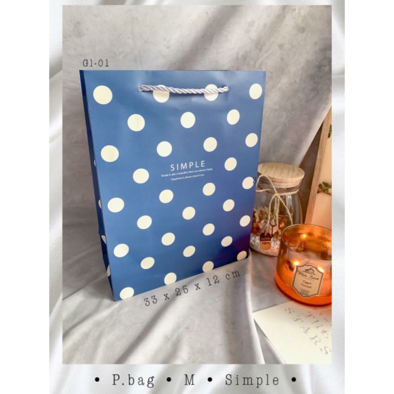 

114000 selusin Paper Bag Motif M tas Tas Kado / Tas Ulang Tahun Cantik grosir