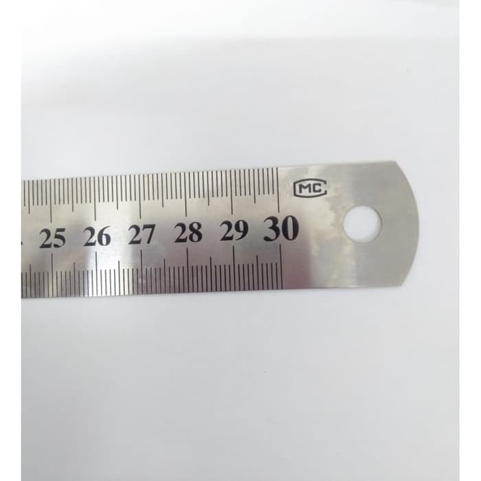 Penggaris Besi / Stainless Steel 30 CM