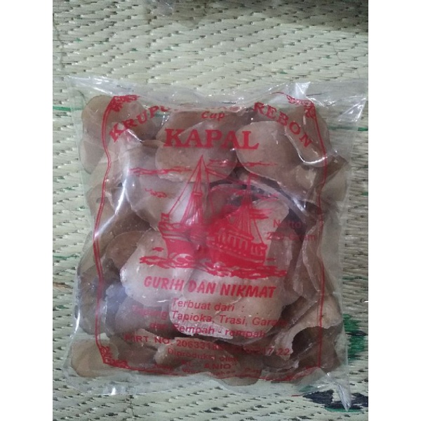 

Kerupuk Terasi Rebon cap Kapal 250gr Kerupuk Mentah