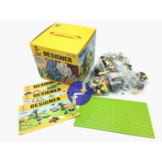 Mainan anak building kit panlos Brick wange designer 625 lego 601005