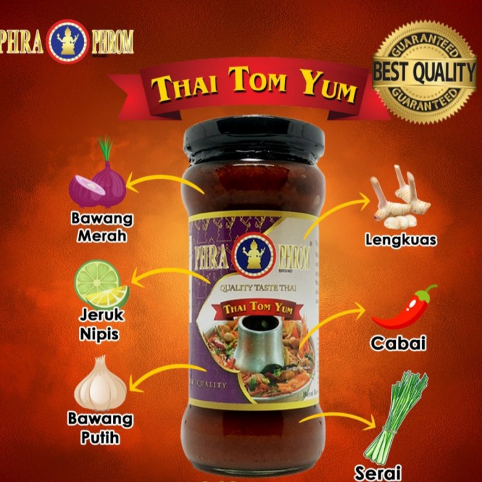 TOM YUM PASTE - PHRA PHROM 340 G