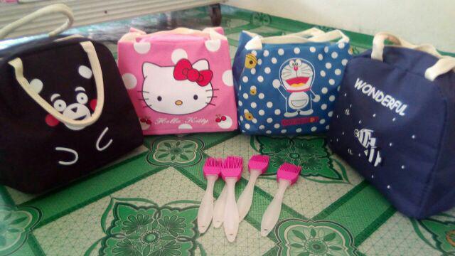 Tas Bekal Makan Panas Dingin - Iconic Insulated Lunch Bag Kartun Hewan